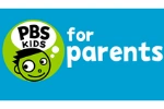 PBS KIDS for parents logo featuring a green circle with a cartoon face and the text "PBS KIDS" inside a speech bubble.